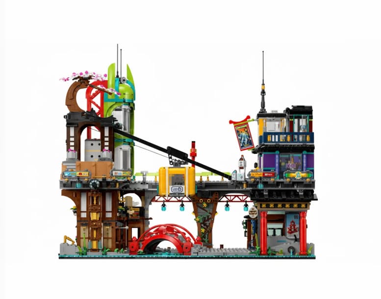 New NINJAGO City Markets 71799