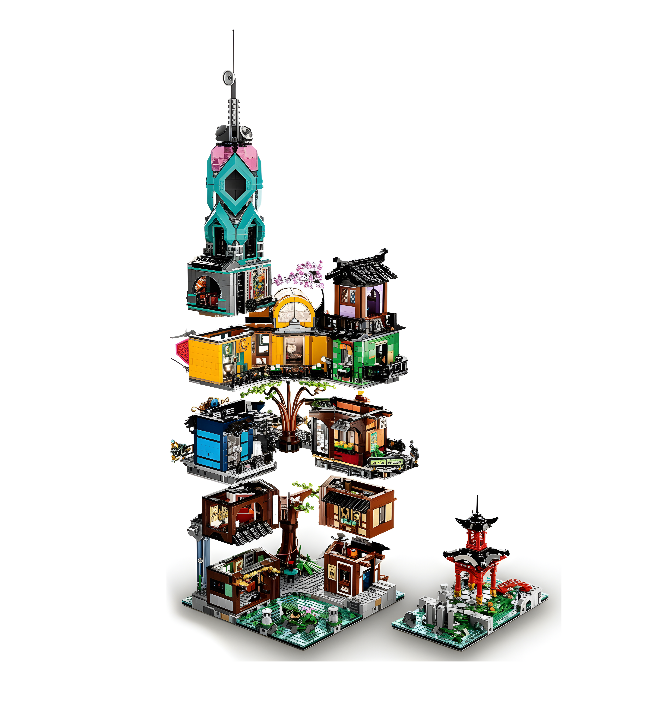 New NINJAGO City Gardens 71741